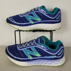 NEW BALANCE BORACAY FRESH FOAM W980BG2 WOMENS BLUE SNEAKERS SZ 9B